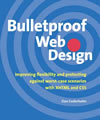 Front cover, Bulletproof Web Design book